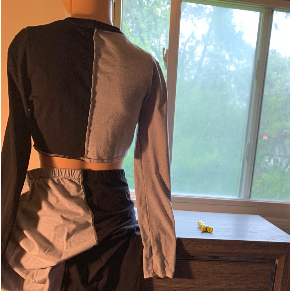 2piece wide leg legging set